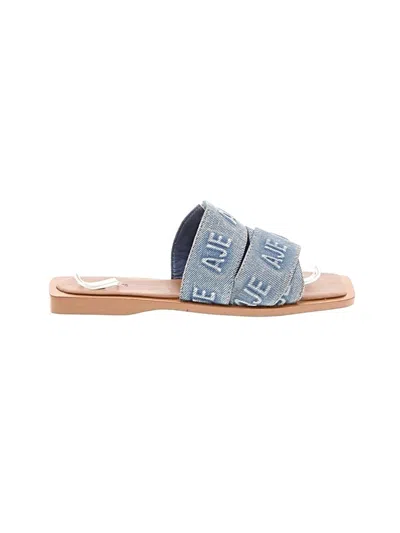 Pre-owned Aje Sandals In Blue