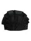 Aje Selestia Ruffled Top In Black