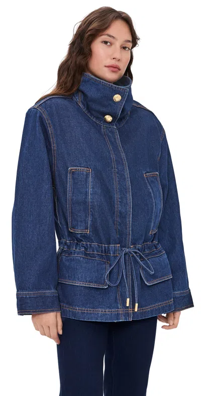 Aje Seren Denim Jacket Dark Classic Wash