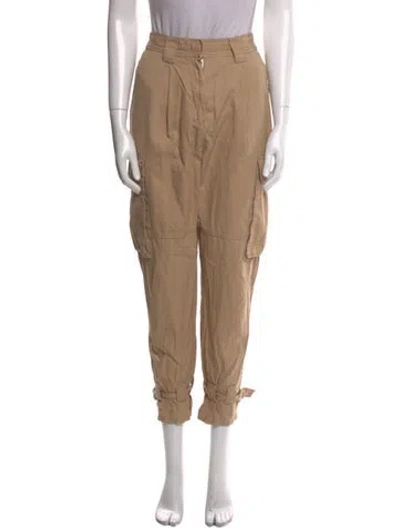 Pre-owned Aje Skinny Leg Pants In Neutral
