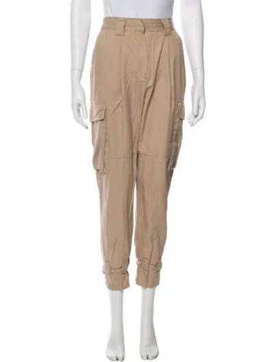 Pre-owned Aje Skinny Leg Pants In Neutral