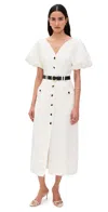 Aje Skye Utility Midi Dress Ivory
