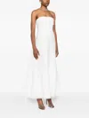 Aje Soundscape Maxi Dress In White