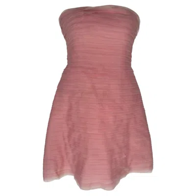 Aje Soundscape Mini Dress In Pink Nylon