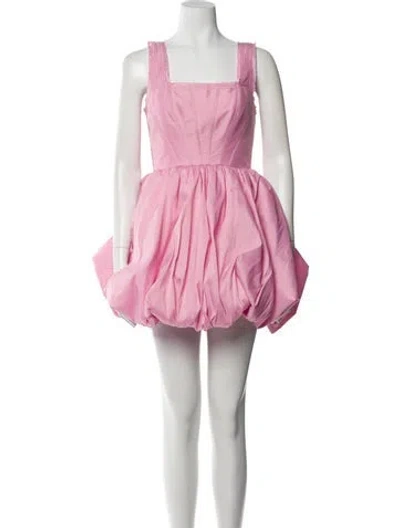 Pre-owned Aje Square Neckline Mini Dress W/ Tags In Pink