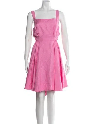 Pre-owned Aje Square Neckline Mini Dress W/ Tags In Pink