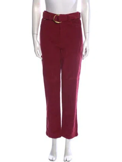 Pre-owned Aje Straight Leg Pants In Purple