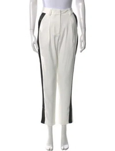 Pre-owned Aje Straight Leg Pants In White