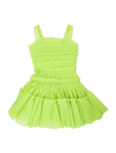 Pre-owned Aje Strapless Mini Dress In Green