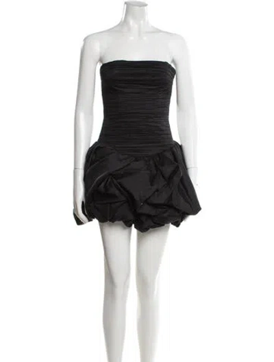 Pre-owned Aje Strapless Mini Dress W/ Tags In Black