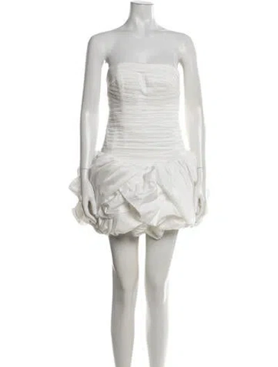 Pre-owned Aje Strapless Mini Dress W/ Tags In White