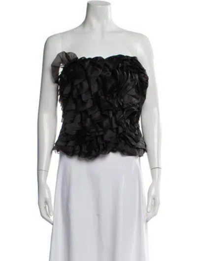 Pre-owned Aje Strapless Top W/ Tags In White