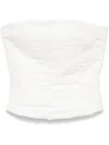 Aje Sunbeam Bustier In White