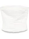 Aje Sunbeam Bustier In White