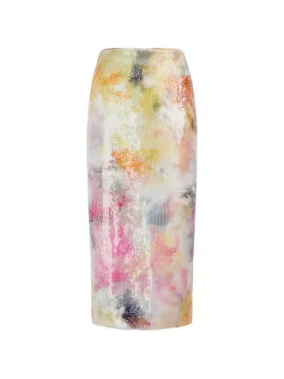 Aje Sybilla Sequin-embellished Midi Skirt In Neutral