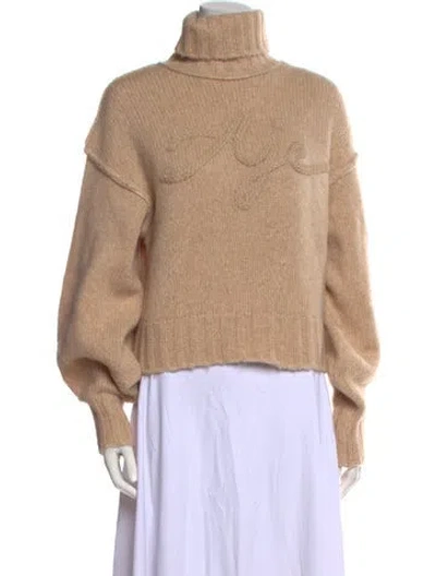 Pre-owned Aje Turtleneck Sweater In Neutral