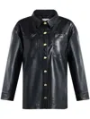 Aje Unity Braided Knot Shirt Black In Black