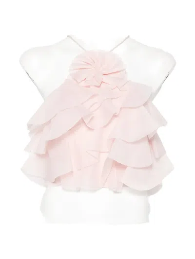 Aje Villa Ruffled Top In Multi