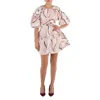 Aje Whimsical Dove Psychedelia Cut Out Mini Dress In Pink