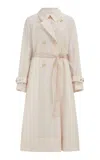 Aje Whisper Trench Coat - In White