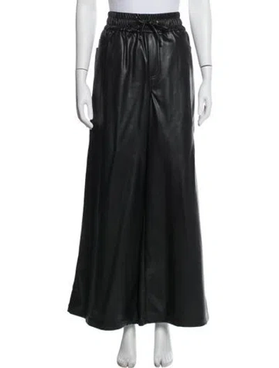 Pre-owned Aje Wide Leg Pants In Black