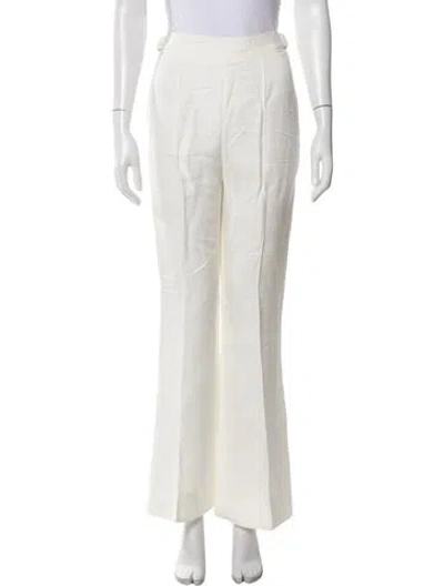 Pre-owned Aje Wide Leg Pants In Neutral