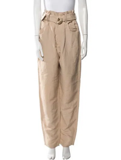 Pre-owned Aje Wide Leg Pants In Neutrals