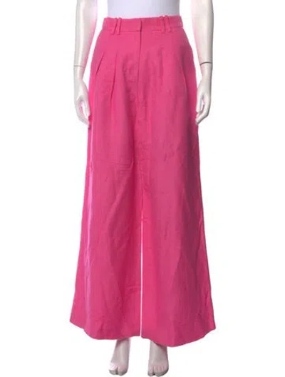Pre-owned Aje Wide Leg Pants In Pink