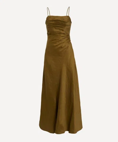 Aje Women's Clarice Draped Maxi Dress