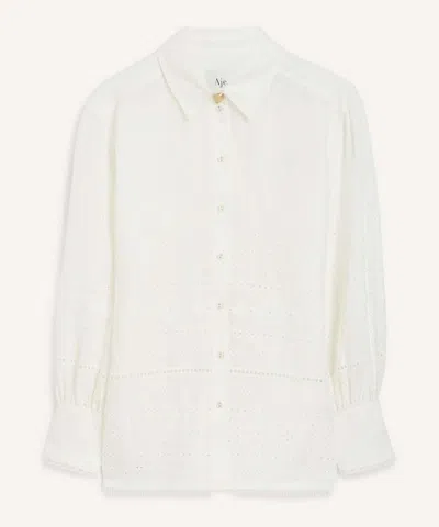 Aje Women's Cloud Embroidered Shirt