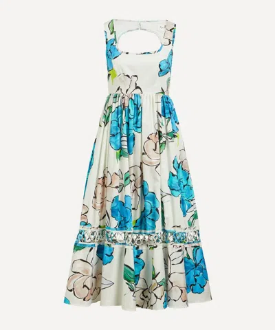 Aje Women's Erika Cut-out Midi-dress