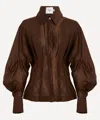 Aje Women's Murphie Shirt In Brown