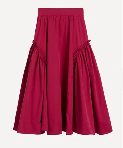 Aje Promise Midi-skirt In Fuchsia