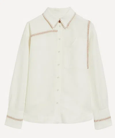 Aje Women's Sahira Barbstitch Shirt