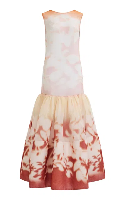 Aje Zinnia Printed Gown In Multi