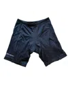 Ajelan Unisex Triathlon Shorts In Black In Blue