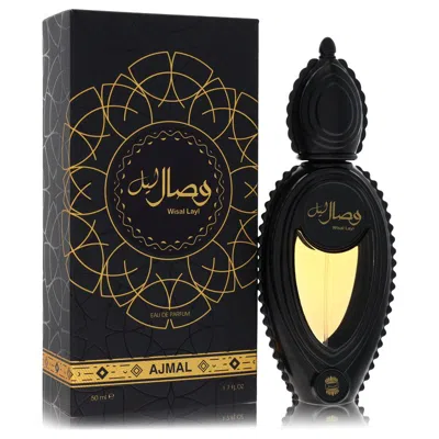 Ajmal 2pcs Combo Gift Set  Wisal Layl By  Eau De Parfum Spray (unisex) 1.7 oz For Men In Black