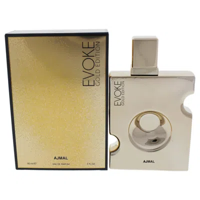 Ajmal Evoke Gold Edition By  For Men - 3 oz Edp Spray In Orange/gold Tone