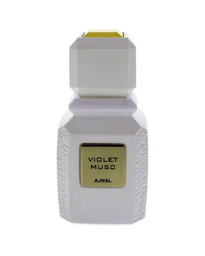 Ajmal Unisex Violet Musc 3.4oz Edp Spray In Transparent