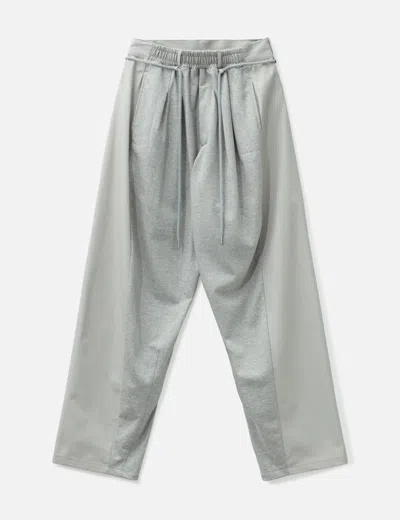 Ajobyajo Dual Fabric Hybrid Pants In Gray