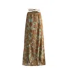 Ajroxx Women's Emilia Animal Brown Skirt In Brown