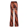 Ajroxx Women's Maia' Brown Textured Flares In Brown