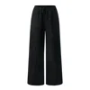 Ajroxx Women's Ria Black Textured Pant
