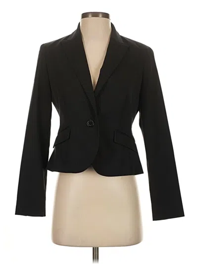 Pre-owned Ak Anne Klein Blazer Jacket In Black