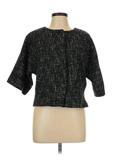 Pre-owned Ak Anne Klein Blazer Jacket In Black