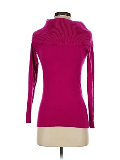 Pre-owned Ak Anne Klein Cashmere Pullover Sweater In Pink