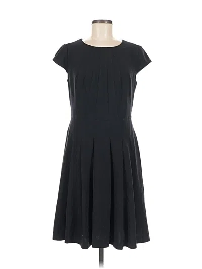 Pre-owned Ak Anne Klein Casual Dress In Black