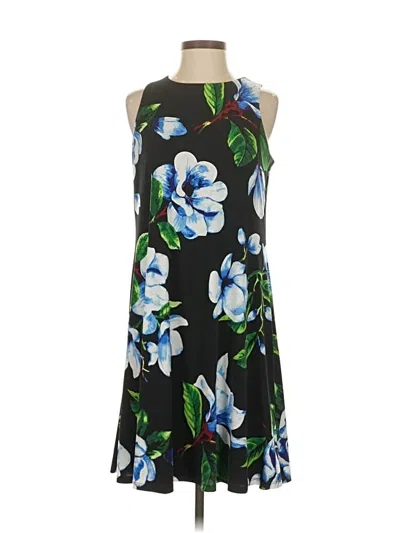 Pre-owned Ak Anne Klein Casual Dress In Black