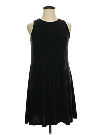 Pre-owned Ak Anne Klein Casual Dress In Black