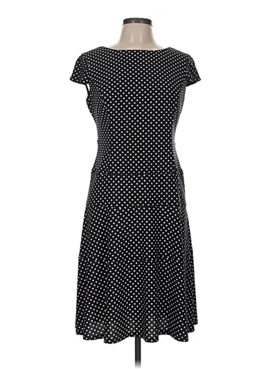 Pre-owned Ak Anne Klein Casual Dress In Black